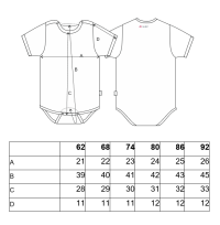 LITTLE ANGEL Body tenké TISK KR Outlast® - růžová baby