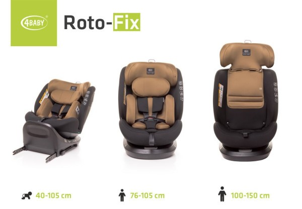 4Baby Roto-Fix i-size Autosedačka 40-150 cm