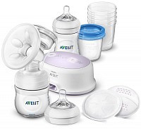 Odsávačka mateř.ml. Natural elekt.-sada pro kojení nová