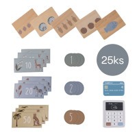 ZOPA Dřevěná pokladna set