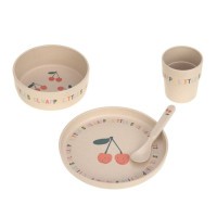 LÄSSIG Nádobí Dish Set PP/Cellulose Happy Fruits