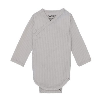 LODGER Romper LS Seersucker Steel