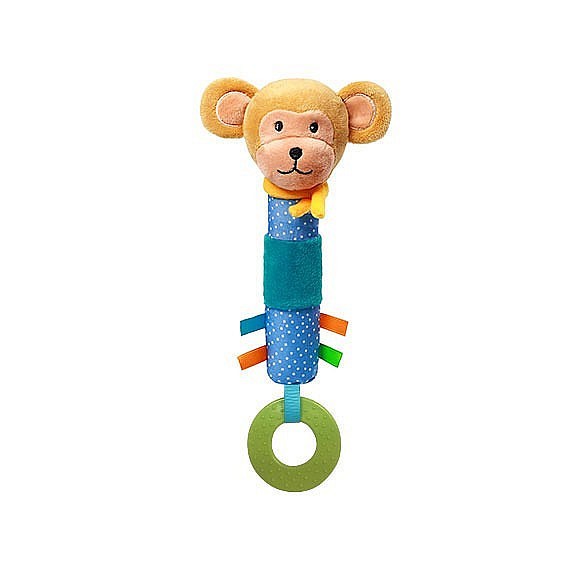 Pískací hračka Babyono opička Eric