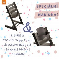 AKČNÍ SET Stokke® Tripp Trapp® židlička + Baby Set