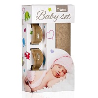 Baby set - bambusová osuška  + kočárkový kolíček