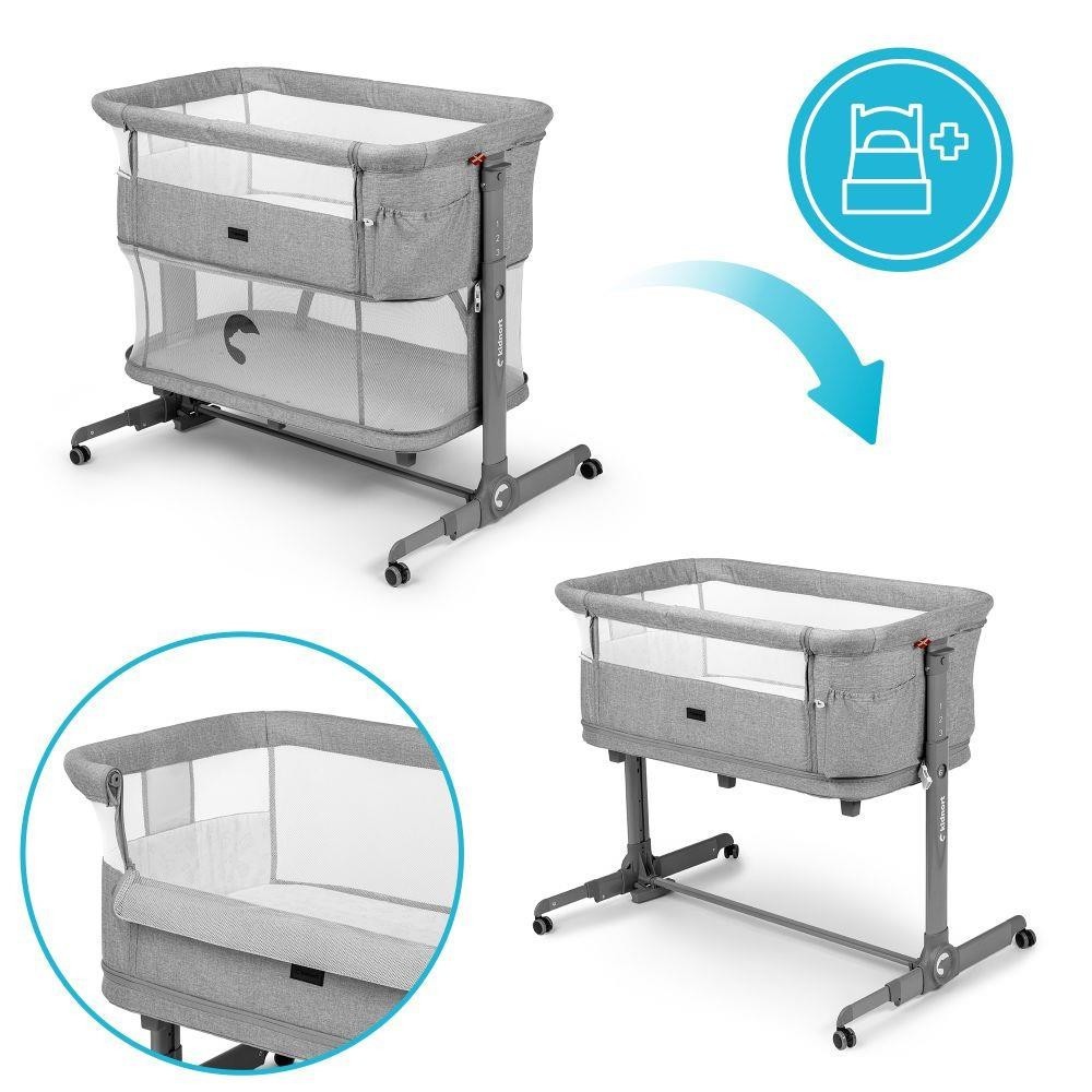 KIDNORT Postýlka Snäckskal