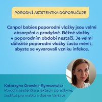 CANPOL BABIES Vysoce absorpční tvarované vložky po porodu 10 ks