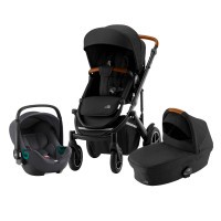 Set kočárek Smile III + hluboká korba + autosedačka Baby Safe iSense