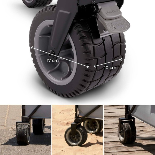 KINDERKRAFT Vozík přepravní skladací Wagon Rollster