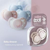 LOVI Mini dudlík BABY SHOWER 0-2m 2ks