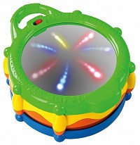 HRAČKA BUBEN HUDEBNÍ A SVÍTÍCÍ LIGHT & GIGGLE DRUM ™ 6-36 M