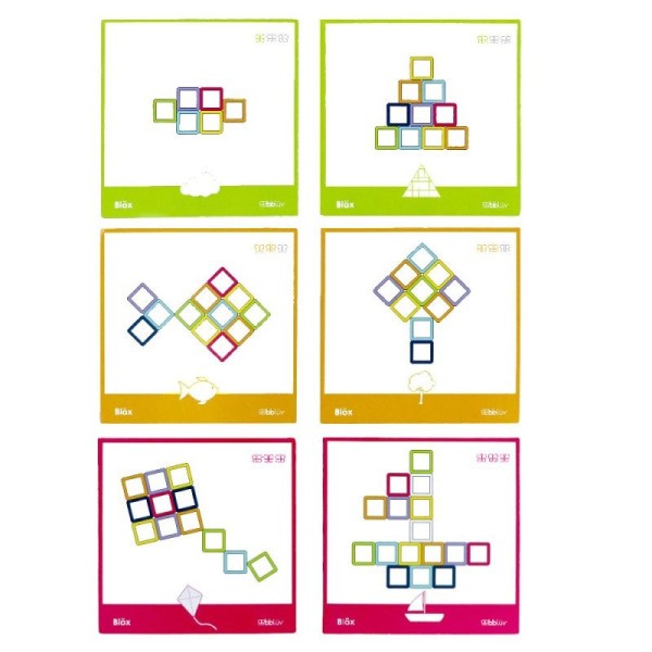 BBLUV Silikonové puzzle Blöx