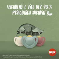 NUK Dudlík for Nature Latex, 2 ks