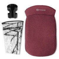 Kočárek sportovní Grande burgundy Kinderkraft + Dětské odrážedlo 2WAY Next