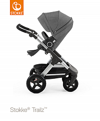Stokke® Sportovní sedačka Xplory®, Crusi™ , Trailz™  Black Mélange