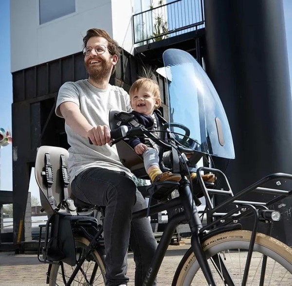 URBAN IKI Přední cyklosedačka na kolo s upínacím adaptérem