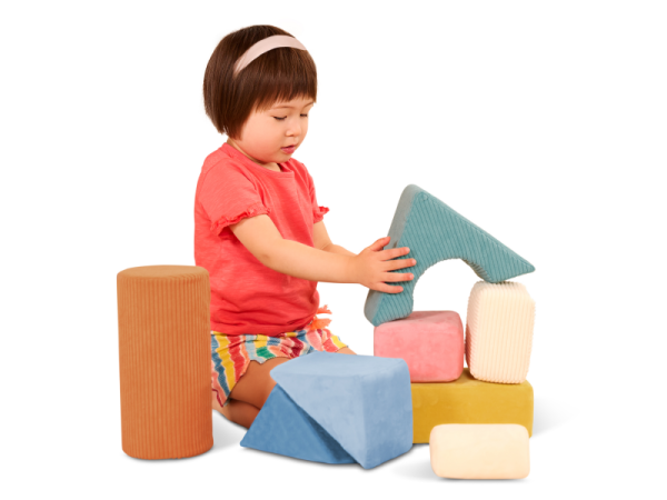 B-TOYS Textilní pěnové tvary Tumble-y Towers