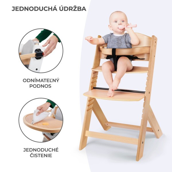 KINDERKRAFT Židlička jídelní Enock