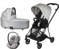 Kočárek CYBEX Set Mios Seat Pack Fashion Koi 2020 včetně autosedačky, podvozek Mios