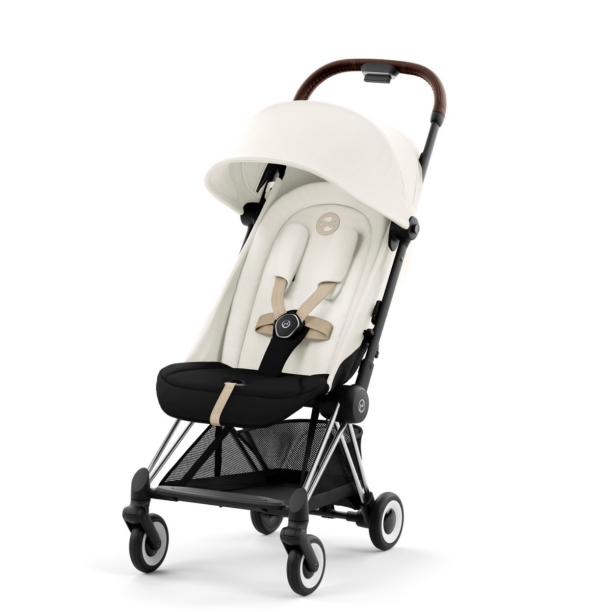 CYBEX COYA Chrome Dark Brown  Golfový kočárek