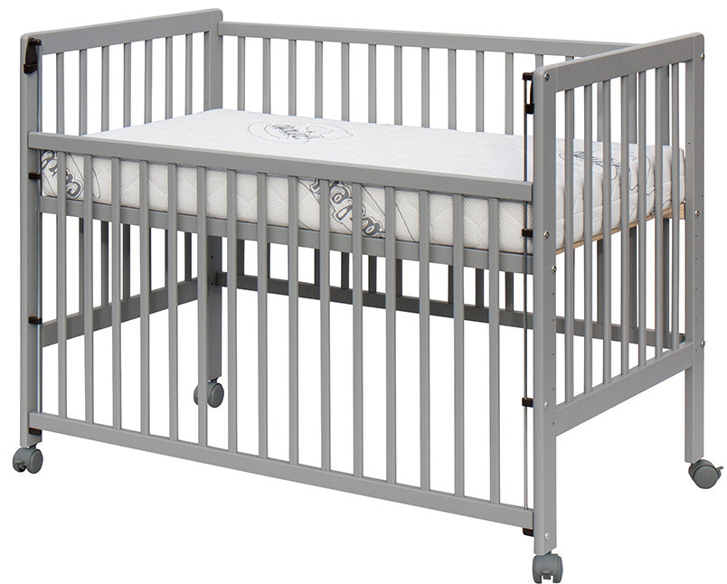 SCARLETT Dětská postýlka DOMINIK (borovice), stahovací bočnice - 120 x 60 cm