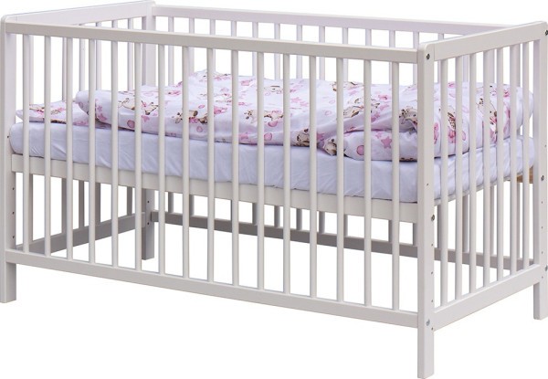 SCARLETT Dětská postýlka s kompletní výbavou Scarlett Fiki 120 x 60 cm