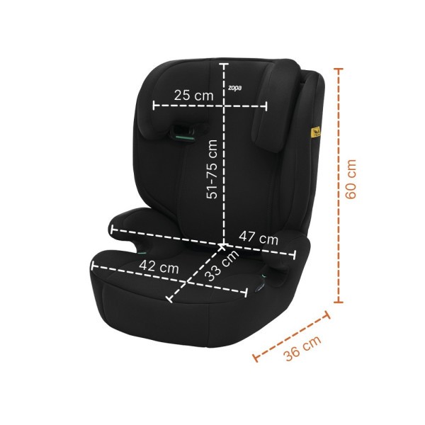 ZOPA Autosedačka Beta i-Size isofix 100-150 cm