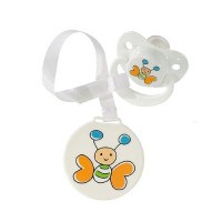 Dudlík s klipem 6-18M Bébé-Jou Butterly