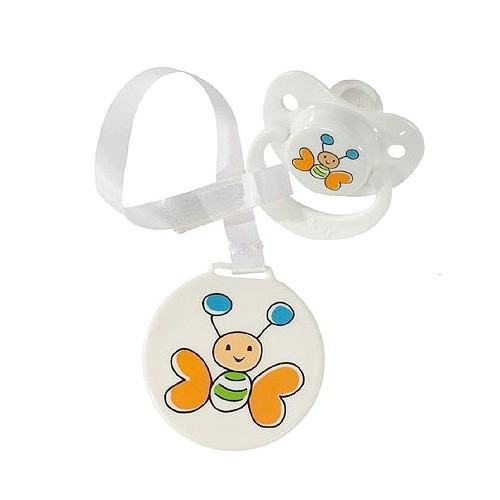 Dudlík s klipem 6-18M Bébé-Jou Butterly