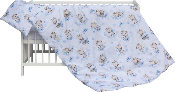 SCARLETT Dětská postýlka s kompletní výbavou Scarlett Fiki 120 x 60 cm