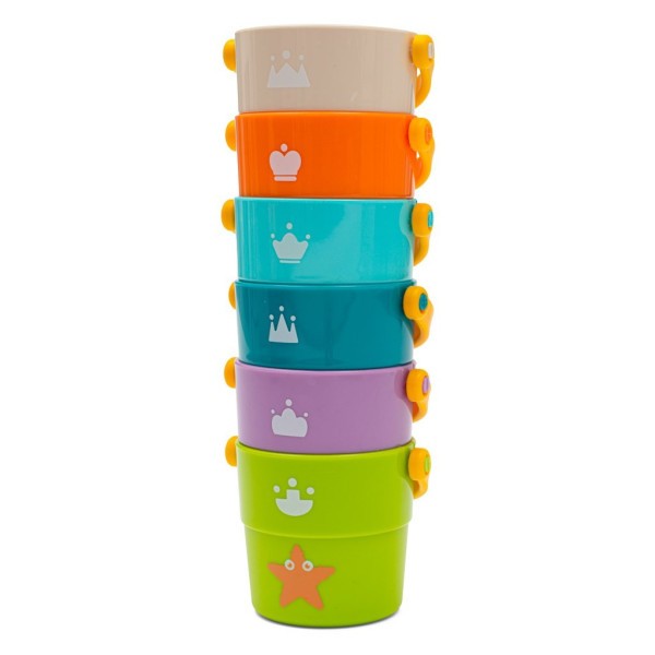 BABY MIX Hrací kelímky 6ks