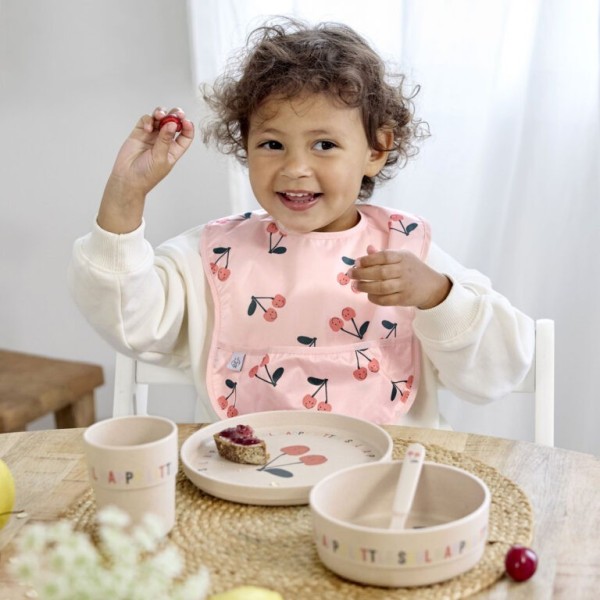 LÄSSIG Bryndáček Lightweight Bib Happy Fruits, 2 ks