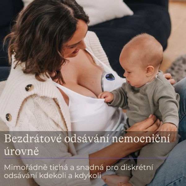 LANSINOH Odsávačka mateřského mléka Handsfree DUO