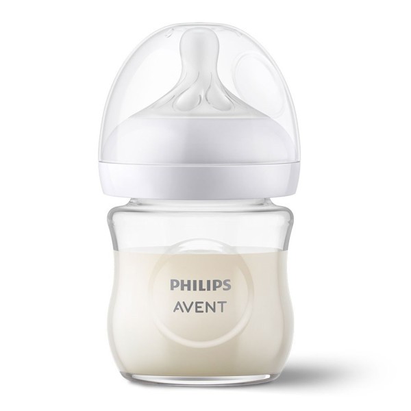 Avent Philips láhev Natural Response skleněná transparentní 120 ml