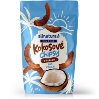 ALLNATURE Kokosové chipsy s kakaem 40 g