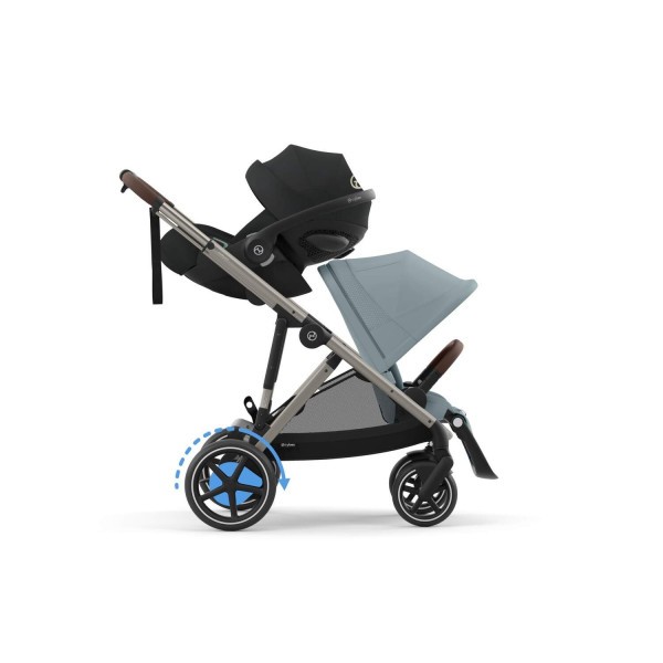 CYBEX Gold e-Gazelle S Sportovní/sourozenecký kočárek + DÁREK kód na slevu GOLD10