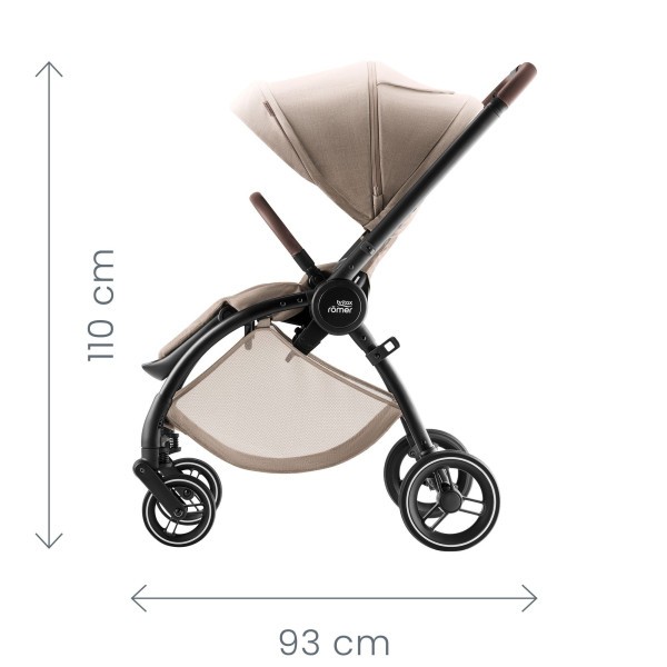 Britax Römer Set kočárek Rio + hluboká korba + autosedačka Baby-Safe PRO