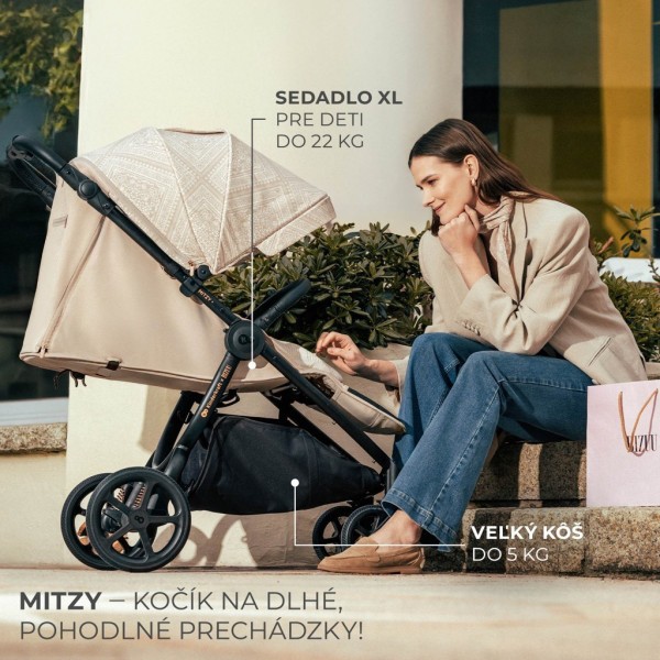 KINDERKRAFT Kočárek sportovní Mitzy Bizuu