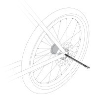 CYBEX Thru Axle Adaptér / Pevná osa