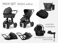 MOON RESEA +  Maxi set Kombinovaný kočárek