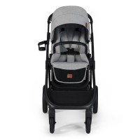 KINDERKRAFT Kočárek Everyday 2v1 Light Grey + KIDDY Evolution Pro Moon Grey