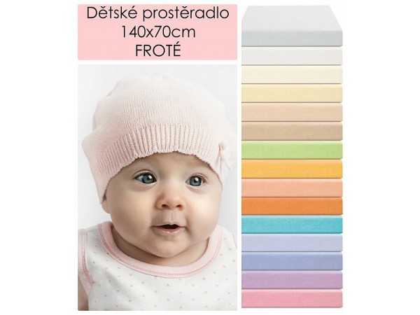 MACESHKA Prostěradlo Froté 140x70cm
