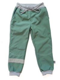 PINKIE Softshellové kalhoty Green/Grey