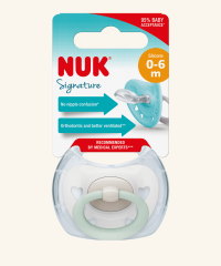 NUK Šidítko Signature 0-6m