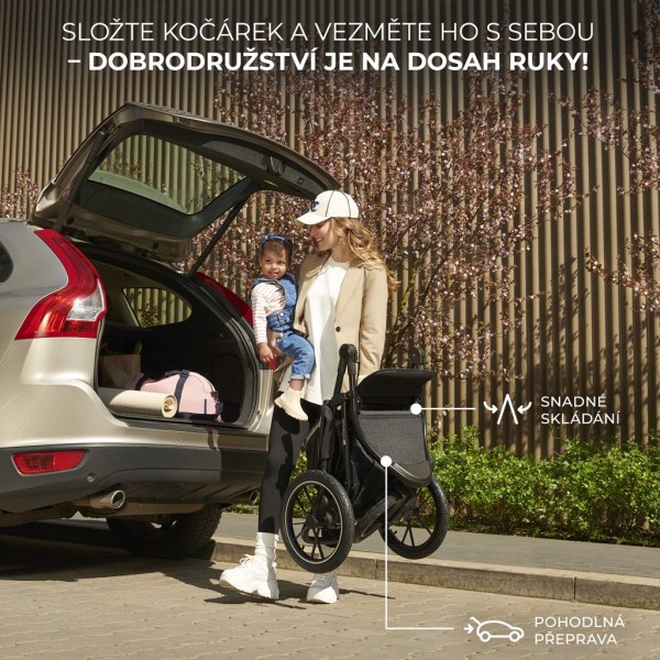 KINDERKRAFT Kočárek sportovní Helsi 2
