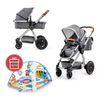 Kočárek kombinovaný Veo grey 3v1 Kinderkraft + Dárek