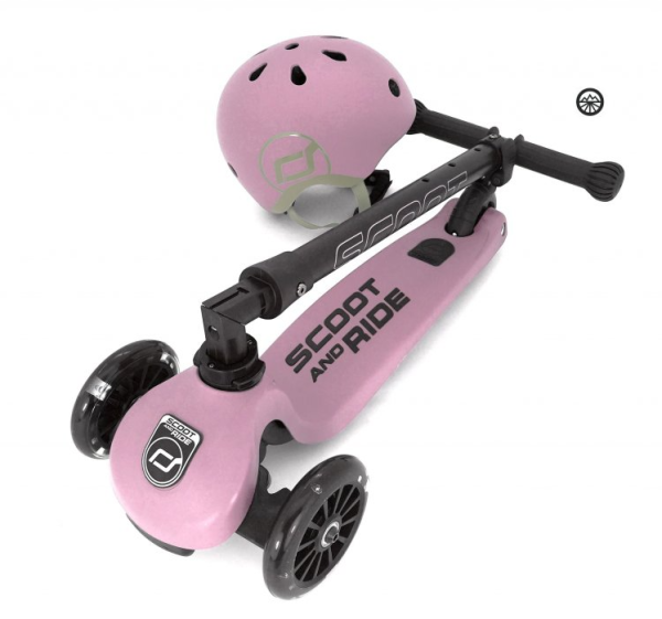 SCOOT & RIDE Koloběžka HIGHWAYKICK 3 LED (3-6 let)
