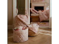 LITTLE DUTCH Košík textilní oboustranný extra velký Pure