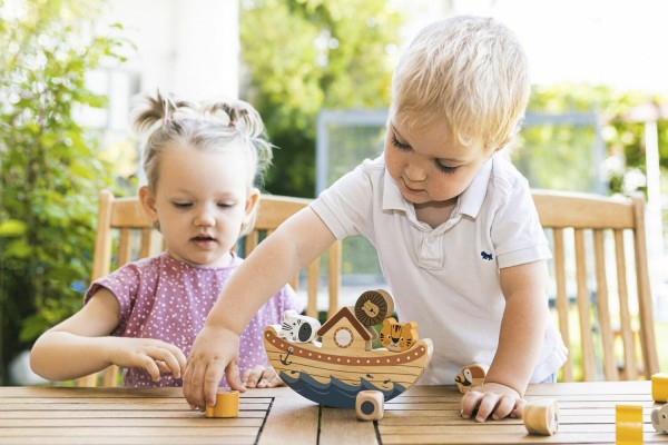 ZOPA Dřevěná balanční hra archa, Wood
