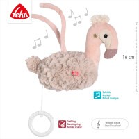 BABY FEHN Hrací plameňák, Pink